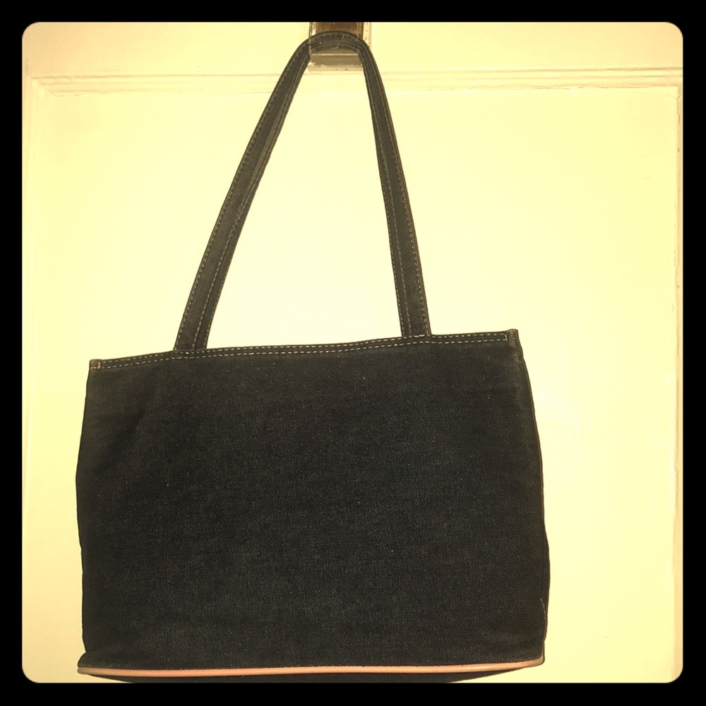 EUC Lightweight Blue Jean lined purse